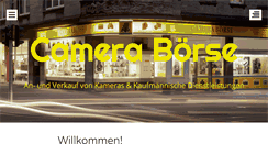Desktop Screenshot of camera-boerse.de