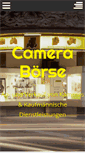Mobile Screenshot of camera-boerse.de